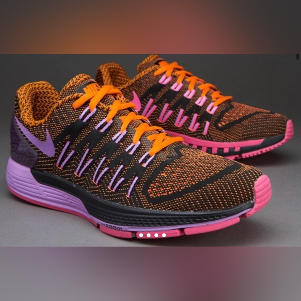 Nike Air Zoom Odyssey Sneakers Women’s 7.5 Orange Black Pink 749339